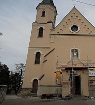 II etap prac Kościół OO.Karmelitów P.W.Św.Katarzyny i Barbary w Pilźnie